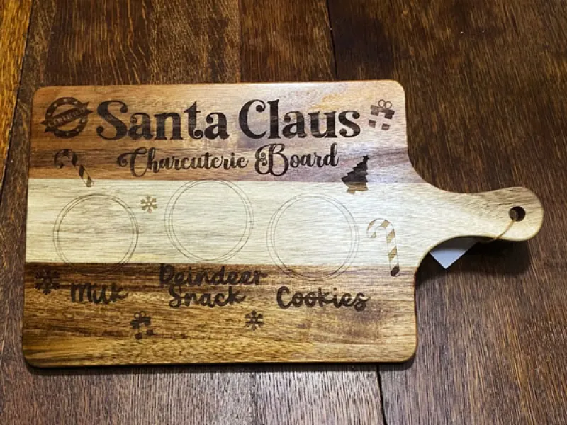 Santa Claus Engraved Cutting Board - Bonus: How to Make Your Own Clip Art in XCS