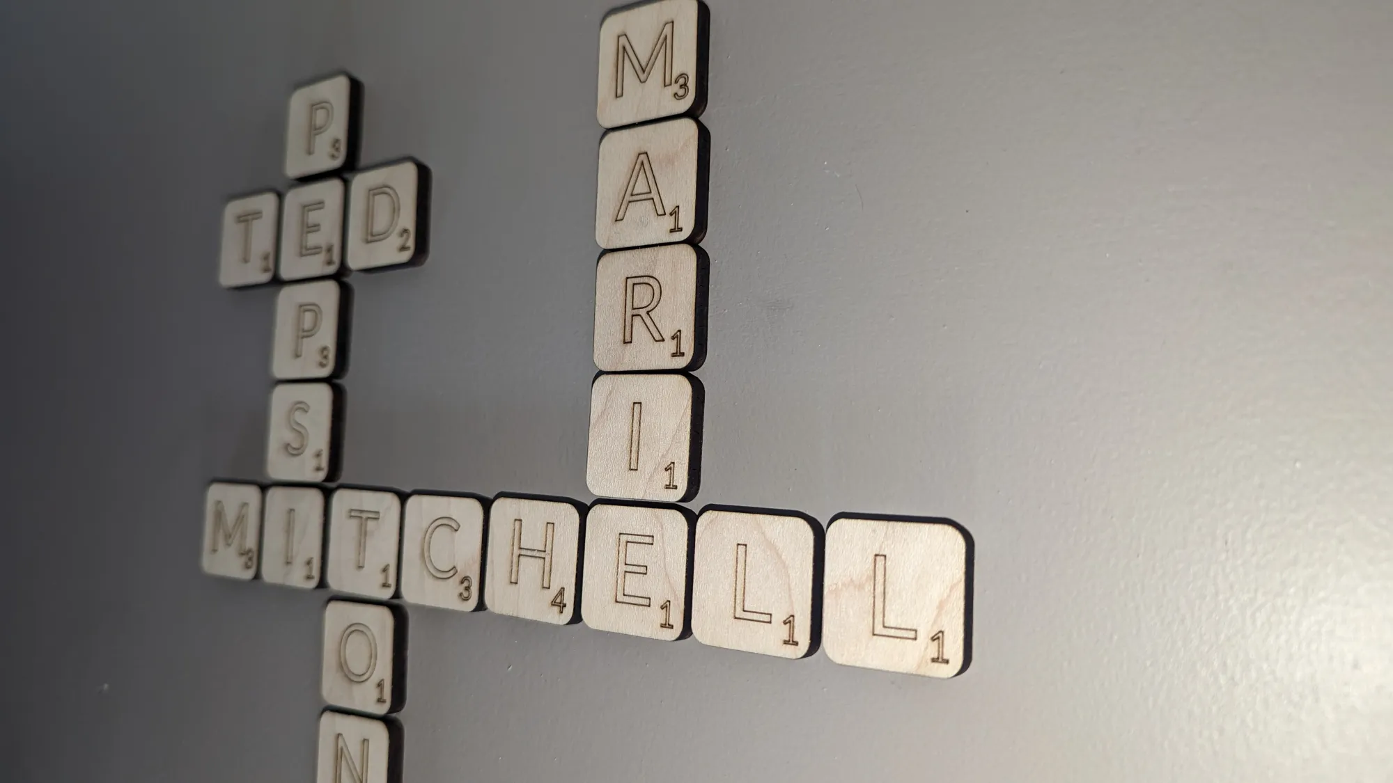 Wall Art of Crossword xTool Projects