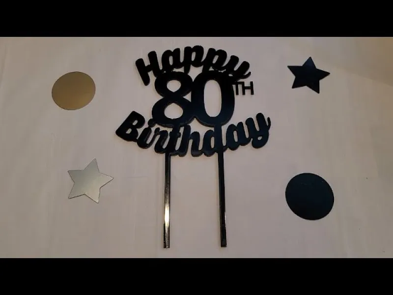 How to make a Laser Cut Cake Topper with the XTool M1